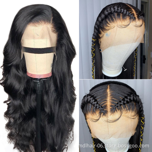 Transparent HD Full Lace Human Hair Wigs Lace Front Wigs Human Hair Pre Plucked Cuticle Aligned Virgin Hair
